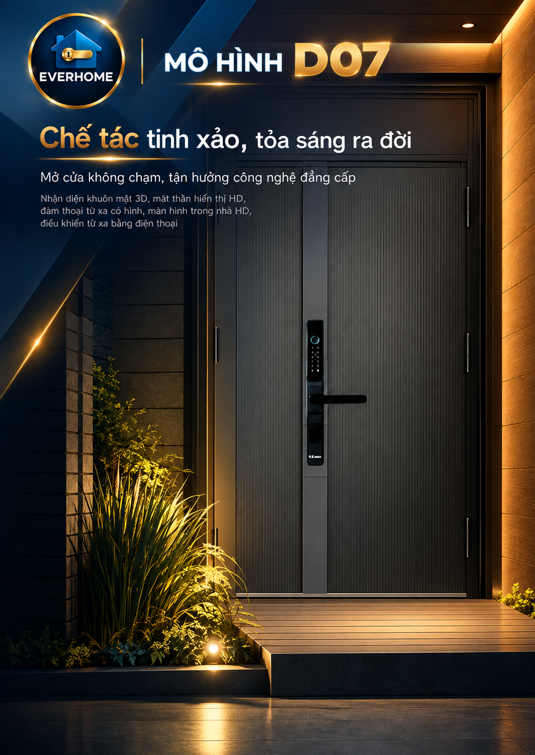 Poster khóa thông minh EVERHOME D07