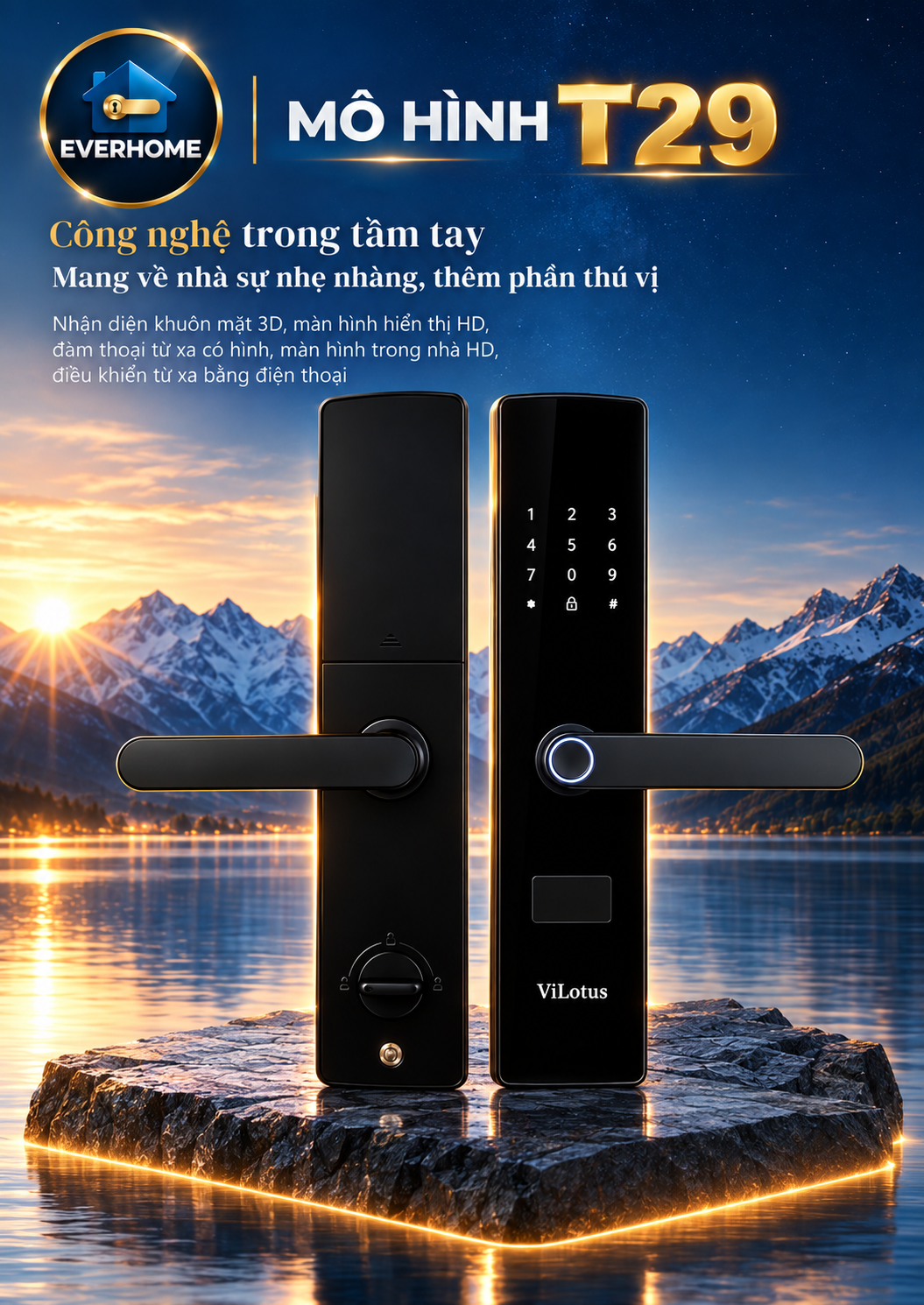 Poster khóa thông minh EVERHOME T29